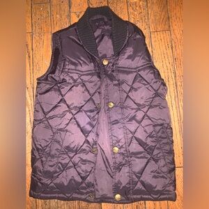 WT Roper range gear brown puffer vest with buttons